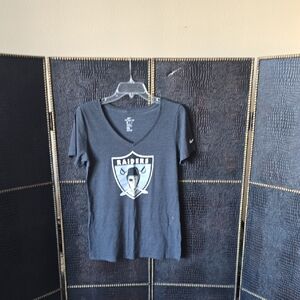 Nike Black Raiders Short Sleeve Tee